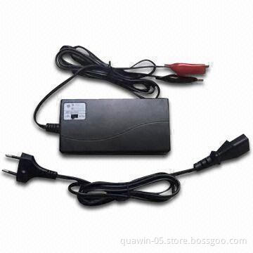 Multi-point Smart Ni-MH Battery Charger with 16V DC Rated Output Voltage, Measures 117 x 61 x 37mm